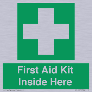 First Aid Kit Inside Here